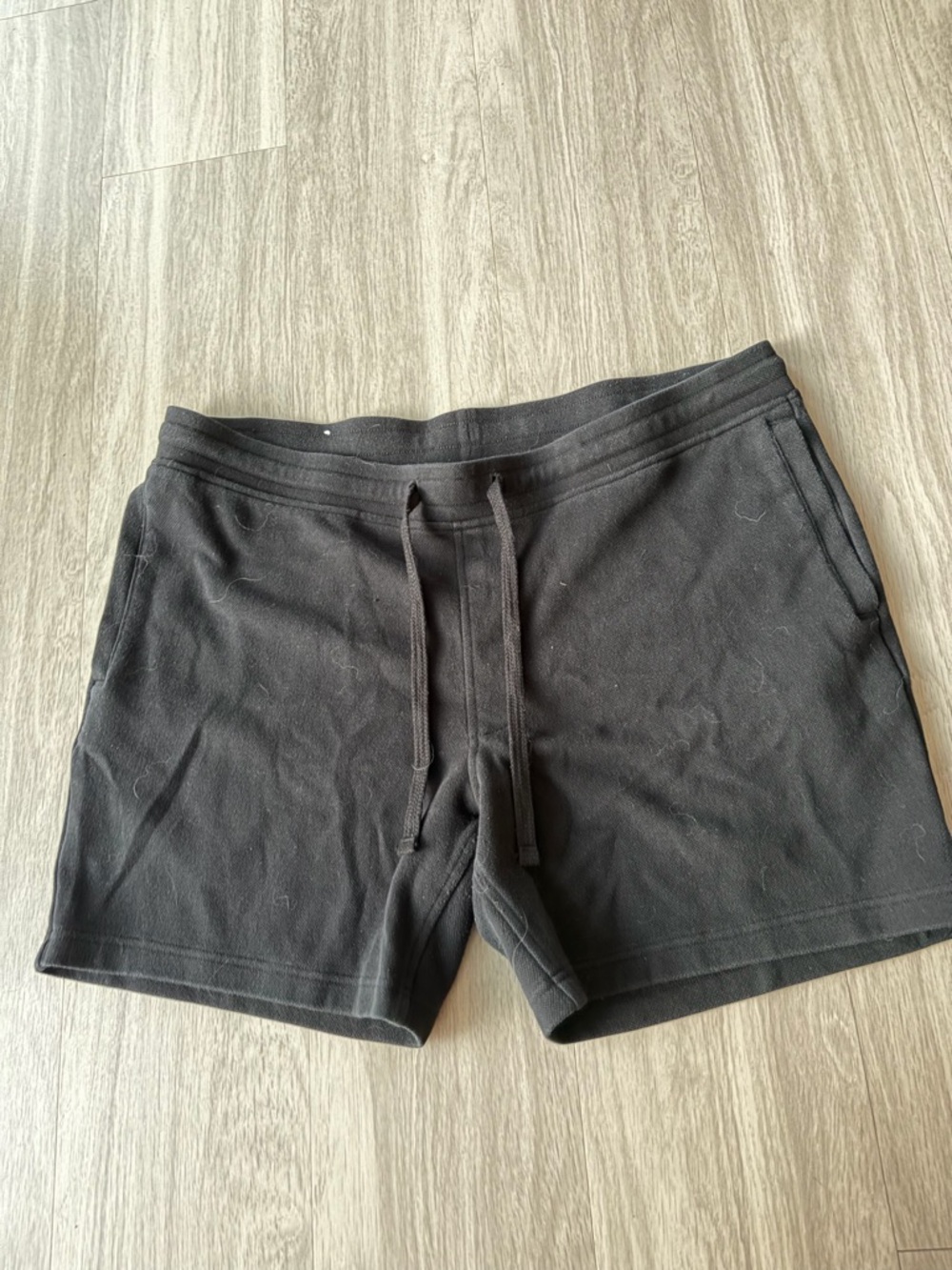 Goodfellow & Co Black Knit Lounge Shorts with Drawstring